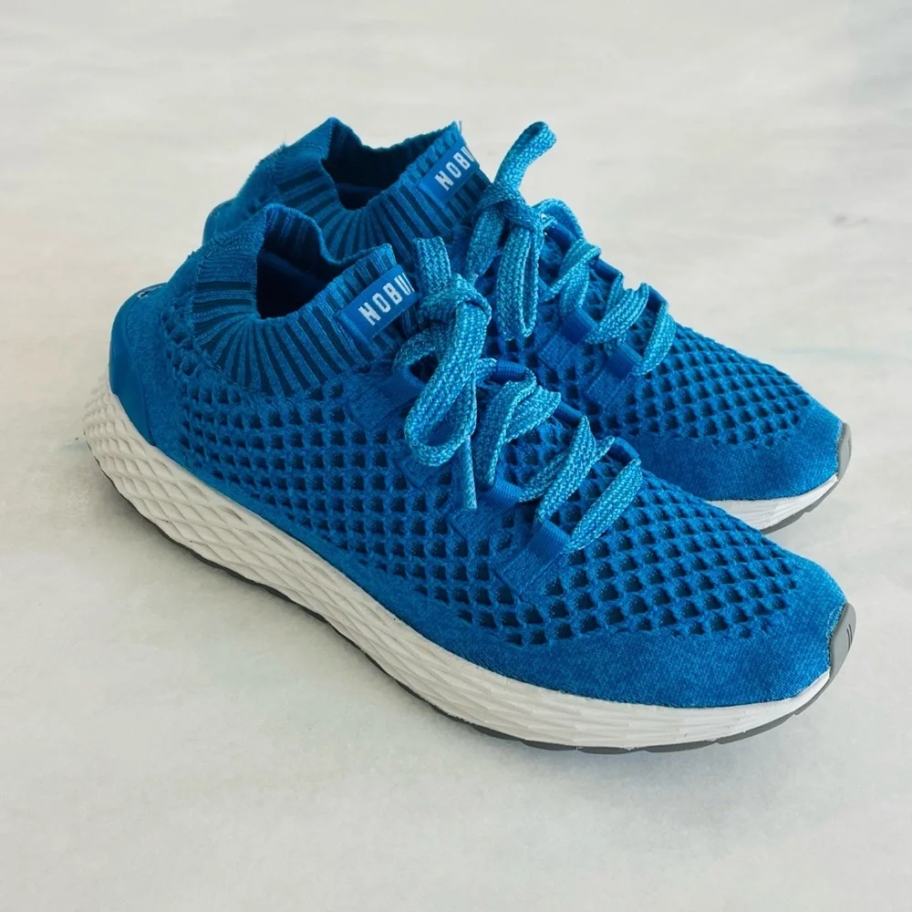 Nobull Blue Allday Flyknit Men's Size 9.5 Women's 11 Athletic Sneakers Shoes - Picture 4 of 11